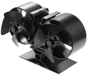 Solar Heater for Home Wood Fireplace 8 Blades Exhaust Ecofan Pellet Stove Heat Powered Double Stove Fan