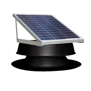 Solar-Powered Attic Roof-Mounted Exhaust Fan with Solar Panel for Residential and Industrial Ventilation