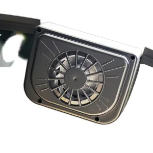 Solar Powered Exhaust Fan for Vehicles Universal Fit 30 34 DB Quiet ABS Material Cooling & Breathable Ventilation