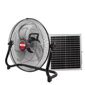 Solar-Powered Floor Fan Industrial Fan