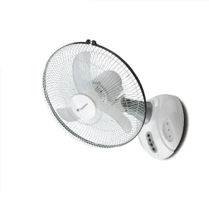 Solar Rechargeable 16inch Wall Fan with Led Light