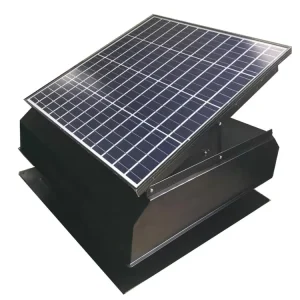 Solar Ventilation Fan Roof Mounted Exhaust Fan Max 3325cfm Custom Brushless DC Motor for Factory Warehouse Ventilation