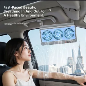 Solar-powered Light-controlled Car Exhaust Fan for Air Circulation and Smoke Removal Car Ventilation Fan