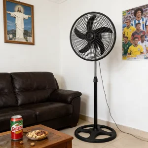South America Go to Cooling Solution Adjustable Standing Fan for Room 18 Inch 110V Pedestal Fan
