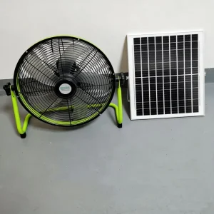 Southeast Asia Multi Function 14 Inch Solar Charging Floor Standing Fan Mechanical Speed Control Indoor Outdoor High