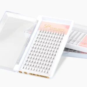 Sp Eyelash 8d 9d 10d 0.05mm 10 D Long Stem Eyelashes Extension Loose Premade Fans with Price