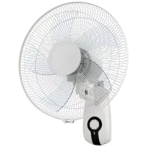 Space Saving Wall Mount Fan Pull Cord Oscillating Powerful Airflow Home Office Restaurant Salon Wall Fan