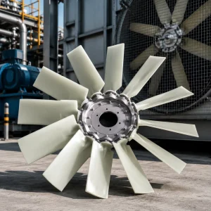 Spark Resistant Aluminum Axial Flow Fan Impeller for Hazardous Area Petroleum and Chemical Cooling Device