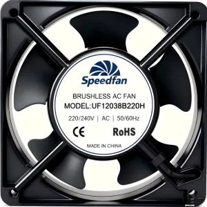 Speedfan 120mm 120x120x38mm High Performance AC Cooling Fan for UPS Inverter Power Supply Cabinet Thermal Solution