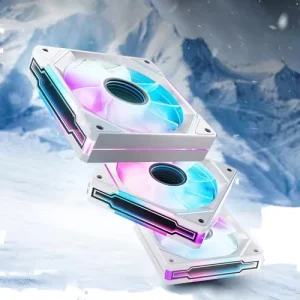 Speedy 120mm Reverse ARGB Case Fan 1800RPM Infinity Mirror 5V 3Pin PWM High Airflow 24 LEDs PC Cooling Fans