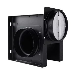 Split Pipe Exhaust Fan Galvanized Steel AC 220 240V RPM Black 5 Year Warranty for Residential & Commercial Use