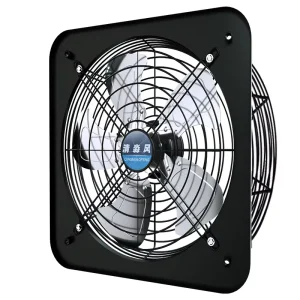 Square Electric Metal Axial Ventilation Fans 55W 10″ CE Certified for Garage Hotel & Household Outdoor Exhaust