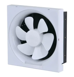 Square Exhaust Fan 12″& Plastic Exhaust Fan Wall Mounted Shutter Bathroom Window Exhaust Fans