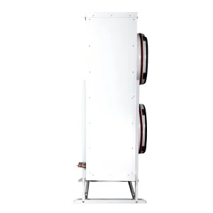 Stable Welded Base Frame Anti Dust Coated Panel Four Fan Copper Tube Cooling Radiator for Industrial Low Temperature Storage