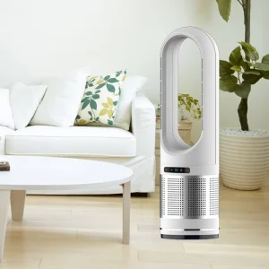 Stand Tower Fan Remote Control Floor Fan Timer Oscillating Bladeless Tower Fan