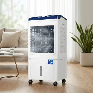 Standing Fan 40L Large Capacity Tank Solar Air Cooler
