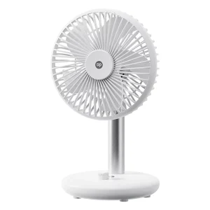 Stepless Wind Portable Rechargeable Desk Fan Rotating Angle Digital Display 4000mAh USB Charging