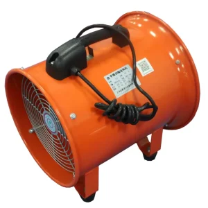 Stock Durable Industrial AC Axial Ventilation Fan Stainless Steel Free Standing OEM Customizable External Rotor Tube Flow Motor