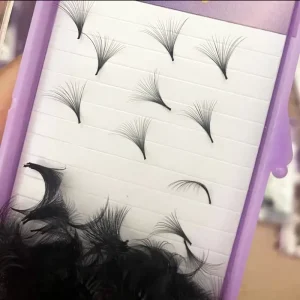 Stock Loose Mink Premade Fans Lash Tray 1000 Eyelash Extensions Pointy Base 3D 5D 7D 8D 9D 10D 14D Promade Volume Fans Loose