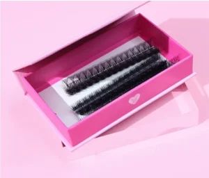 Strip Fan Premade Volume Fans Eyelashes Extension 5D 14D Pointy Base Russian Wispy Faux Mink Lashes