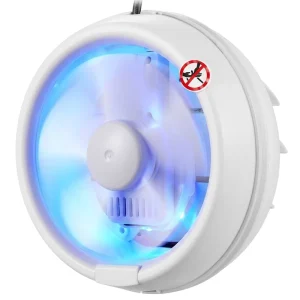 Strong Suction 6 Inch Window Mounted Exhaust Fan for Improved Airflow in Bathroom and Kitchen