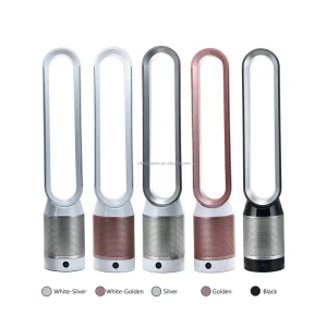 Strong Wind Air Cooling Tower Bladeless Fan Household Appliance Electric Pedestal Fan Oscillating Bladeless Tower Fan
