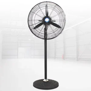 Strong Wind Rotary Industrial Floor Fan with Metal Construction Electric Motor 3-Speed CE Certified for Outdoor & Household Use