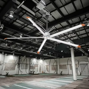 Summer High temperature Pmsm Motor Large Industrial Hvls Big Ceiling Fan for Warehouse