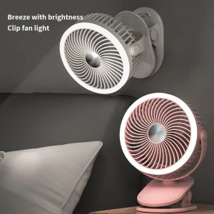 Summer Mini Portable USB Rechargeable Table Fan 3 Speed Personal Outdoor Tent Light 3 Speed Mini Table Fan