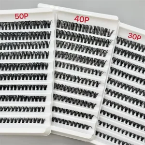 Sunland Handmade Self Grafting Lashes Extensions 10p 20p 30p 40p Premade Fan Diy Synthetic Hair