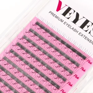 Super Loose Premade Fans Sharp Long Stem Premade Volume 10D Loose Fan Segmented Eyelash Extension