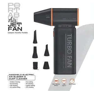 Super Powerful 100000RPM Power Fan 5000mAh Air Blower for Car Dust Removal