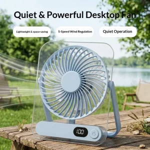 Super Powerful Silent Adjustable Angle Table Fan Home Dormitory Mute Desktop Fan Usb Portable Air Circulation Electric Fan