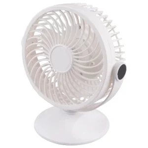 Super Quiet 8 Inch Portable USB Car Fan 5V DC Rechargeable 2 Speed Low Noise Clip Fan for Office Desk Home Travel RV