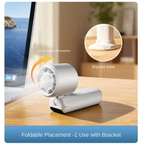 Superconducting Cooling Desktop Brushless Motor Digital Display Portable AI Expression Handheld Ice Compress Fan