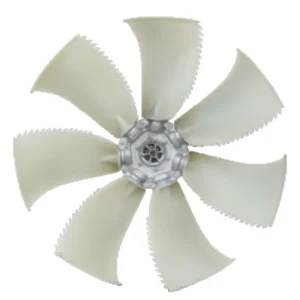 Supplier Manufacturing Custom Silver High Speed Industrial Fan Blades for Axial Flow Fan