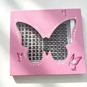 Synthetic Hair D Curl Cluster Fan Lashes DIY Eyelash Extensions Wispy Individual Segmented Lashes Vendor Private Label