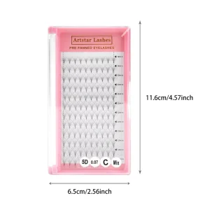 Synthetic Hair Lengths Pointy Base Volume Lashes 3D 4D 5D 6D Lash Fans Eyelash Extensions Premade Handmade 8 15mm