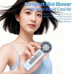 T 72 Factory Rechargeable Mini Handheld Summer Cooling Pocket Fan Ventilators Violent Turbo Fan High Speed Fan Portable Display
