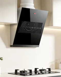 T-Shaped Black Cast Iron Bearing Wall-Mounted Centrifugal Fan Copper Motor AC 220V Low Noise