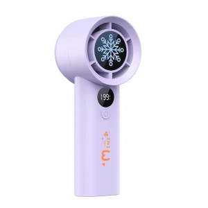 T100 Fan 2000mAh 1 199 Speeds Stylish High Speed Motor Type C Portable Handheld Fan