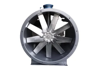T35 Electric High Power Duct Axial Flow Exhaust Ventilation Fan Stainless Steel Blades Industrial Low Noise Explosion Proof AC