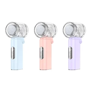 T67 Semiconductor Refrigeration Foldable Mini Handheld Fan USB charged Brushless Motor Portable Car RV Use