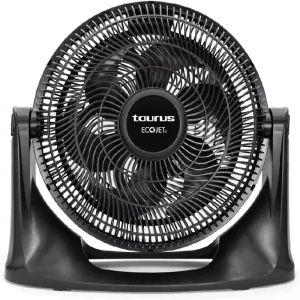 TAURUS TURBINE 16 Table Fan 2 in 1 Desktop Wall 3 Speeds Black 30% More Air Flow Less Noise ECOJET Adjustable Tilt & Height