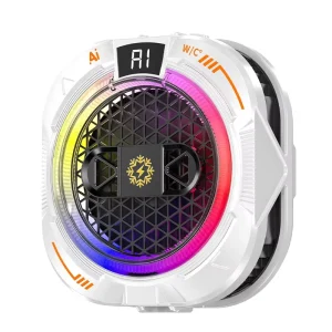 TH19 PRO 27W Ai Peltier RGB Cooling Fan Cell Phone Radiator Magnetic Semiconductor Mobile Phone Cooler for Gaming