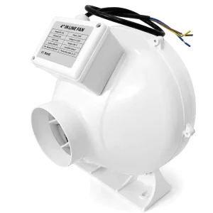 TIDESTAR TD H01 Hydroponics Plastic Centrifugal Duct Fan All Copper Motor Ball Bearing OEM Low Noise 120V 240V Inline Ducted Fan