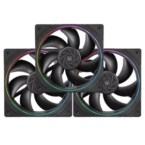 TL-S12 120mm ARGB Fan Black White 4Pin PWM Addressable LED PC Case Fan for Gaming RGB Build Water Cooling Silent