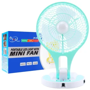 TNTSTAR JR 5580 Cyan New Usb Mini Fan Portable China Fan Machines Mini Plastic Table Fan Body Electric Generation Quick