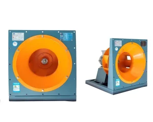 TOPF 4WKF 225hp Non Volute Centrifugal Fan 380V 400mm Duct Diameter 38dB Noise Recycling Air Drying Acid Free ODM OEM