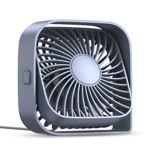 TOPK K50 USB Mini Table Fan Mute Large Wind Low Noise Desktop Fan Mini Fan Desk Fan